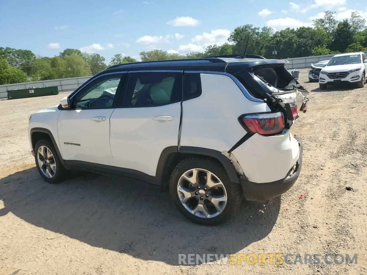 2 Photograph of a damaged car 3C4NJDCB7LT233839 JEEP COMPASS 2020