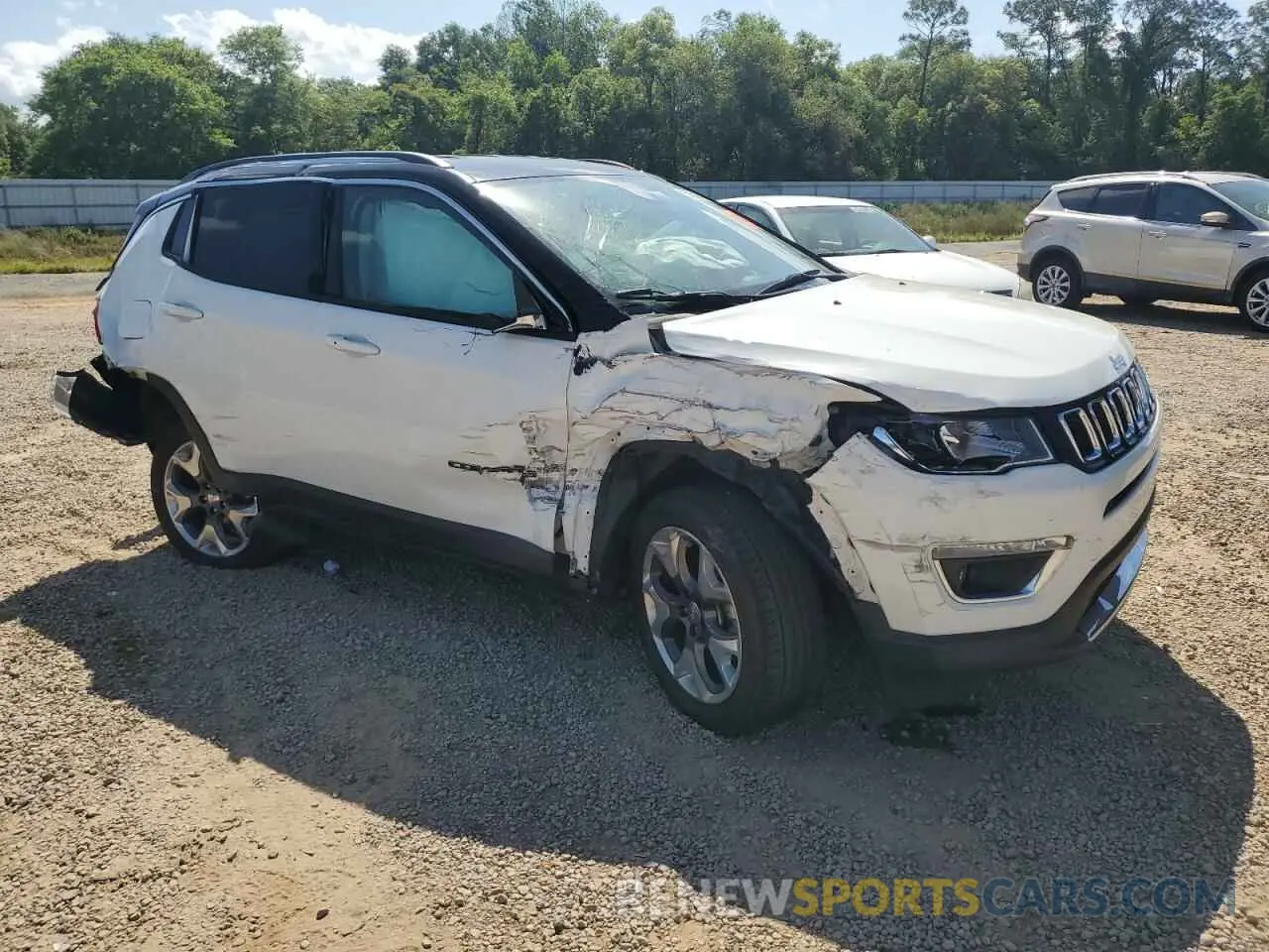 4 Photograph of a damaged car 3C4NJDCB7LT233839 JEEP COMPASS 2020