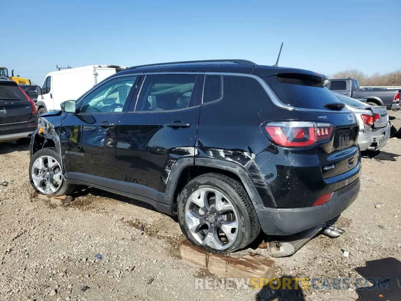 2 Photograph of a damaged car 3C4NJDCB7LT233906 JEEP COMPASS 2020
