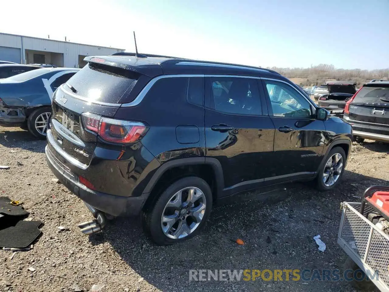 3 Photograph of a damaged car 3C4NJDCB7LT233906 JEEP COMPASS 2020