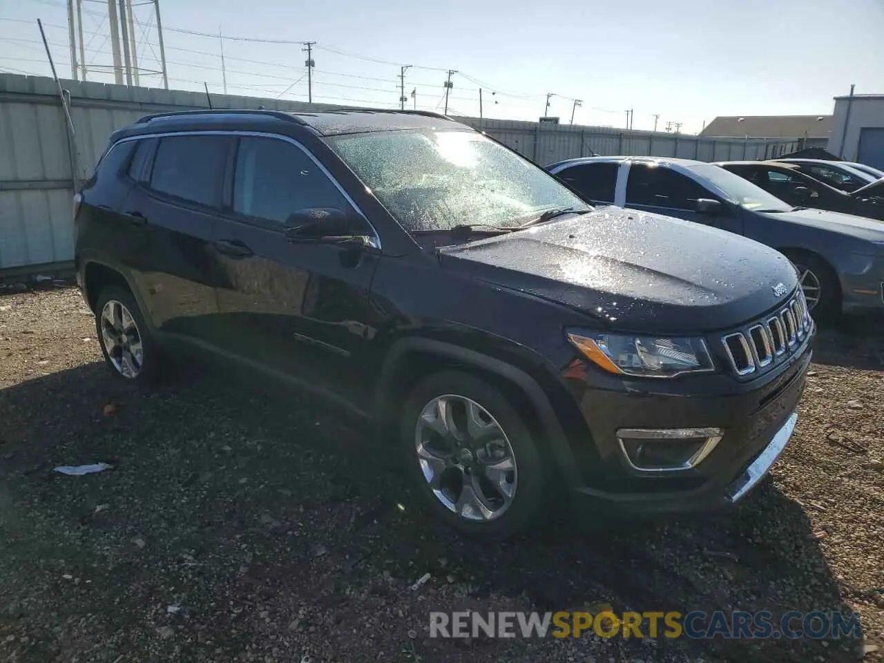 4 Photograph of a damaged car 3C4NJDCB7LT233906 JEEP COMPASS 2020