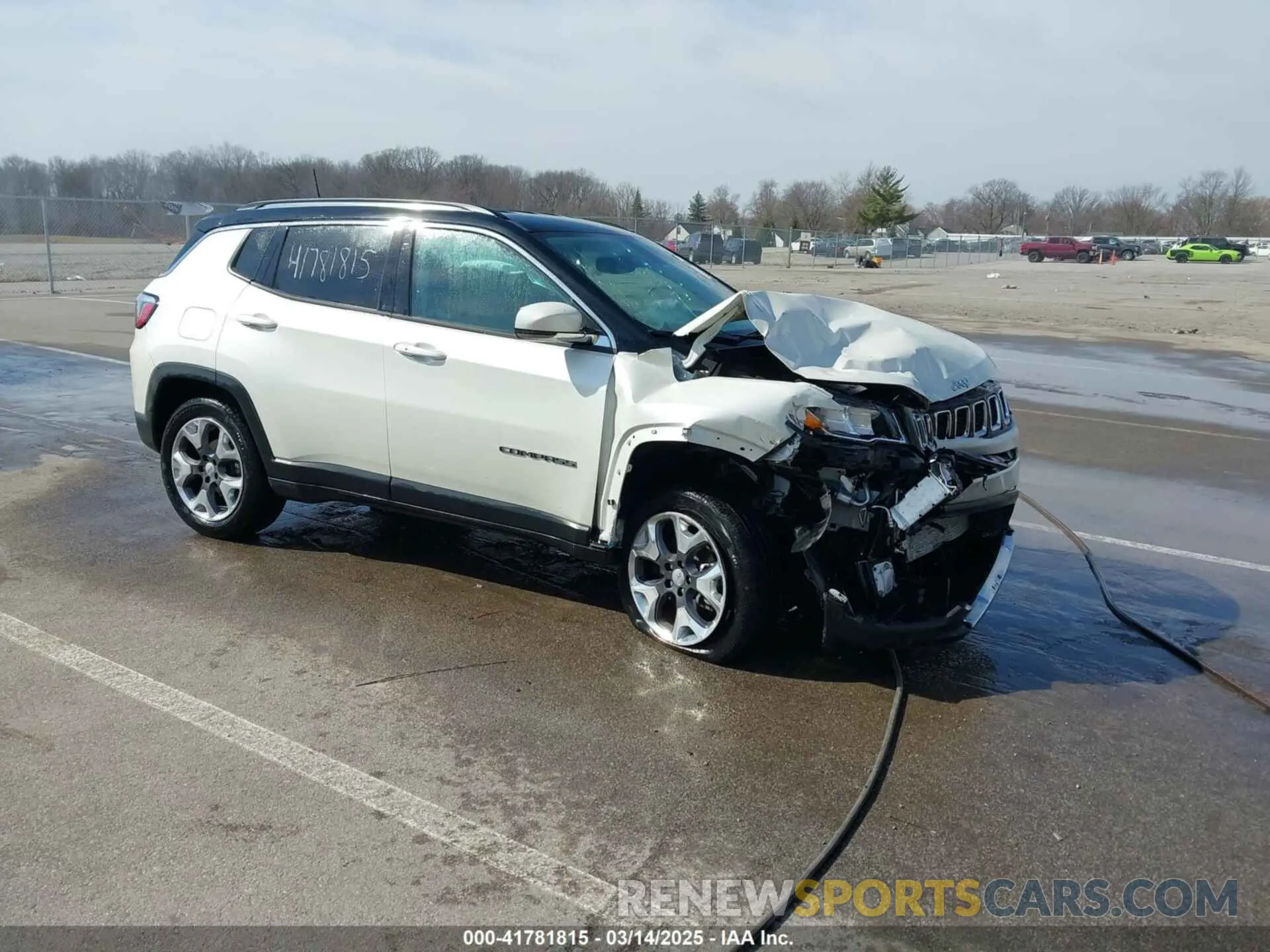 1 Photograph of a damaged car 3C4NJDCB8LT101334 JEEP COMPASS 2020