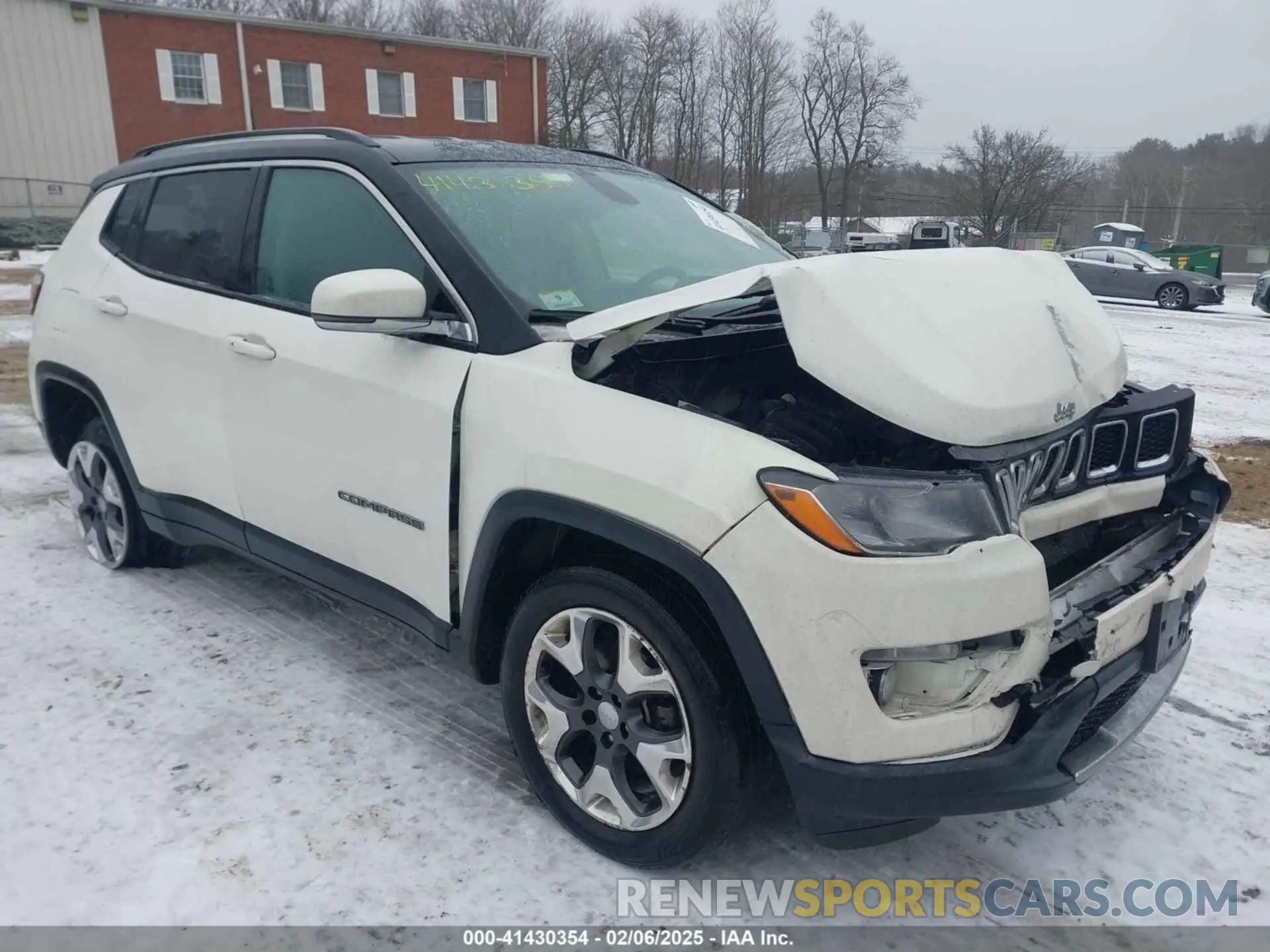 1 Photograph of a damaged car 3C4NJDCB8LT106629 JEEP COMPASS 2020