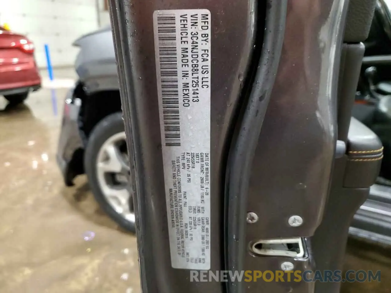 13 Фотография поврежденного автомобиля 3C4NJDCB8LT251413 JEEP COMPASS 2020