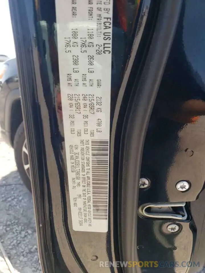 13 Photograph of a damaged car 3C4NJDDB1LT208160 JEEP COMPASS 2020
