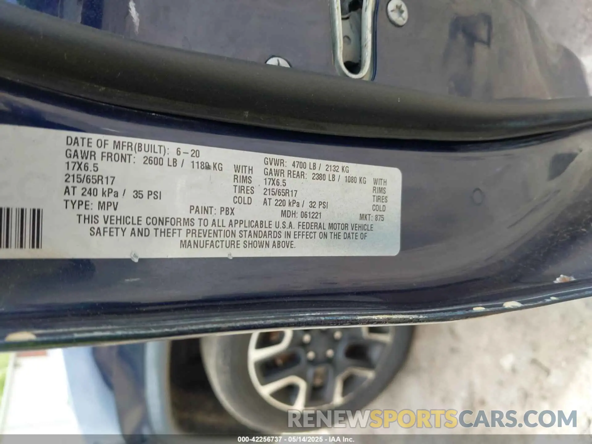 9 Photograph of a damaged car 3C4NJDDB1LT244981 JEEP COMPASS 2020