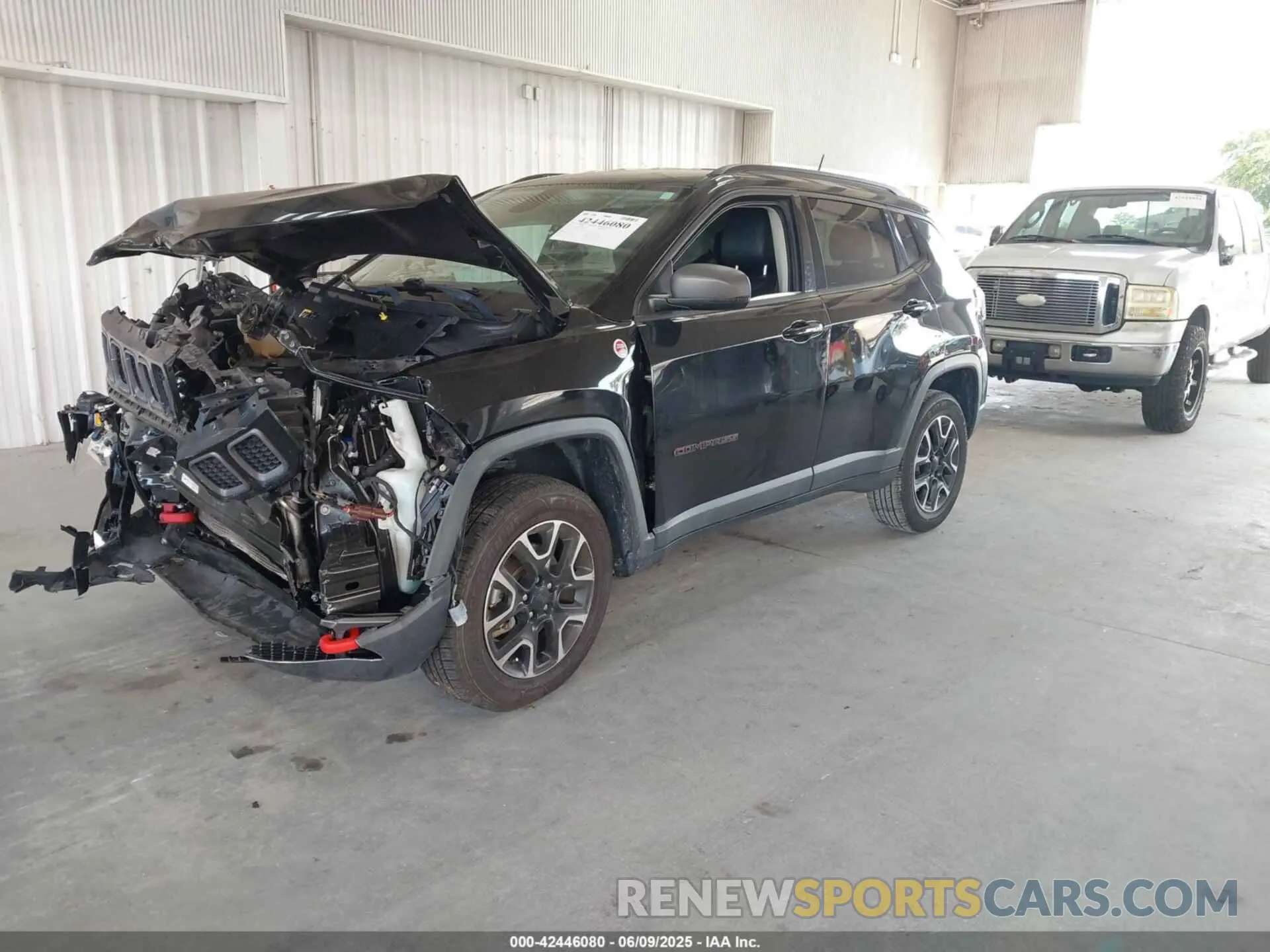 2 Photograph of a damaged car 3C4NJDDB3LT170463 JEEP COMPASS 2020