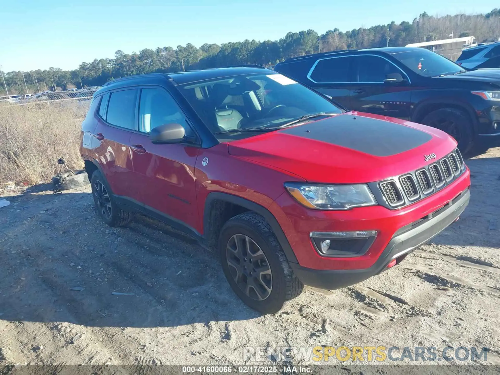 1 Photograph of a damaged car 3C4NJDDB6LT220868 JEEP COMPASS 2020