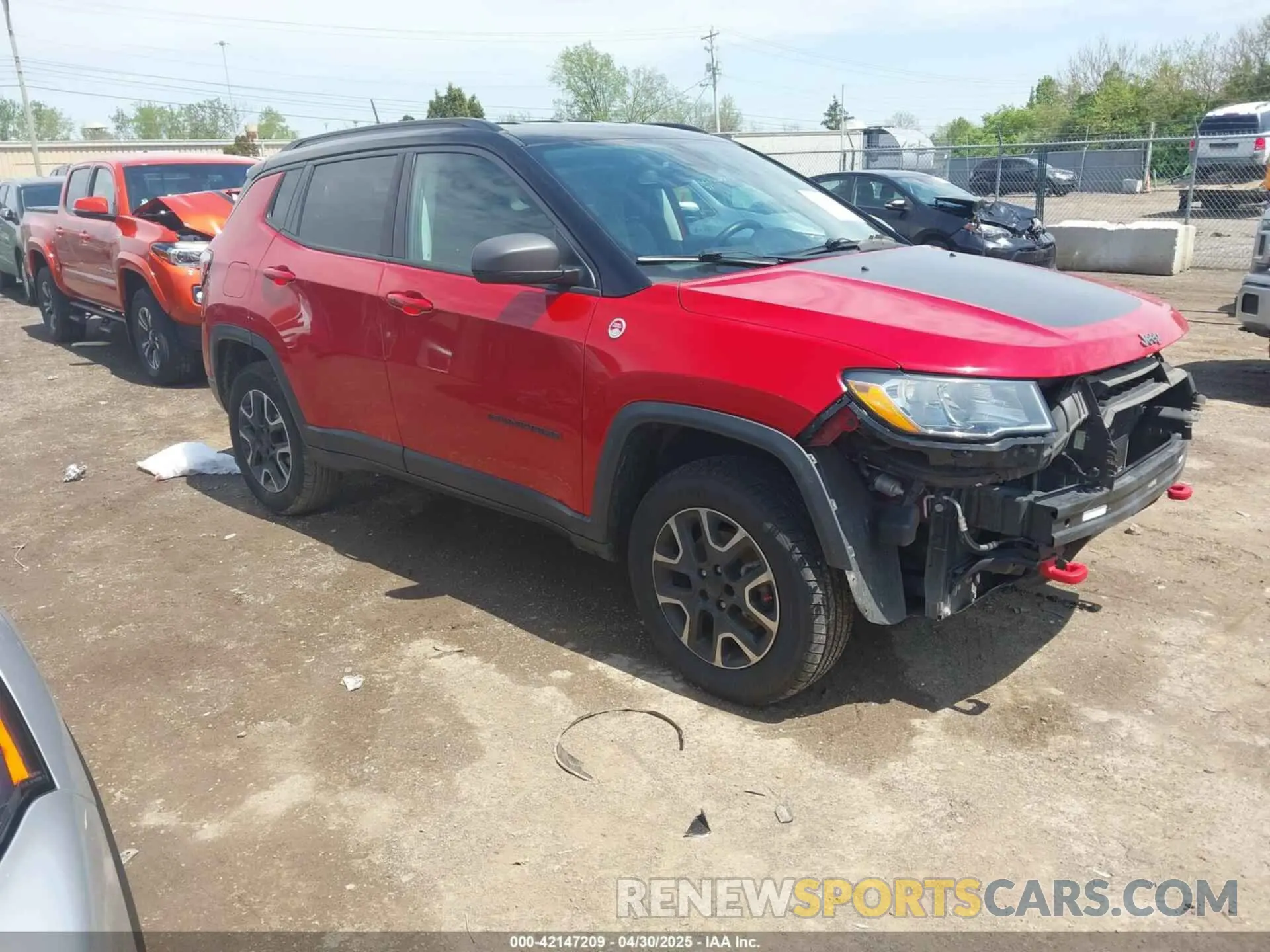 1 Фотография поврежденного автомобиля 3C4NJDDB7LT196242 JEEP COMPASS 2020
