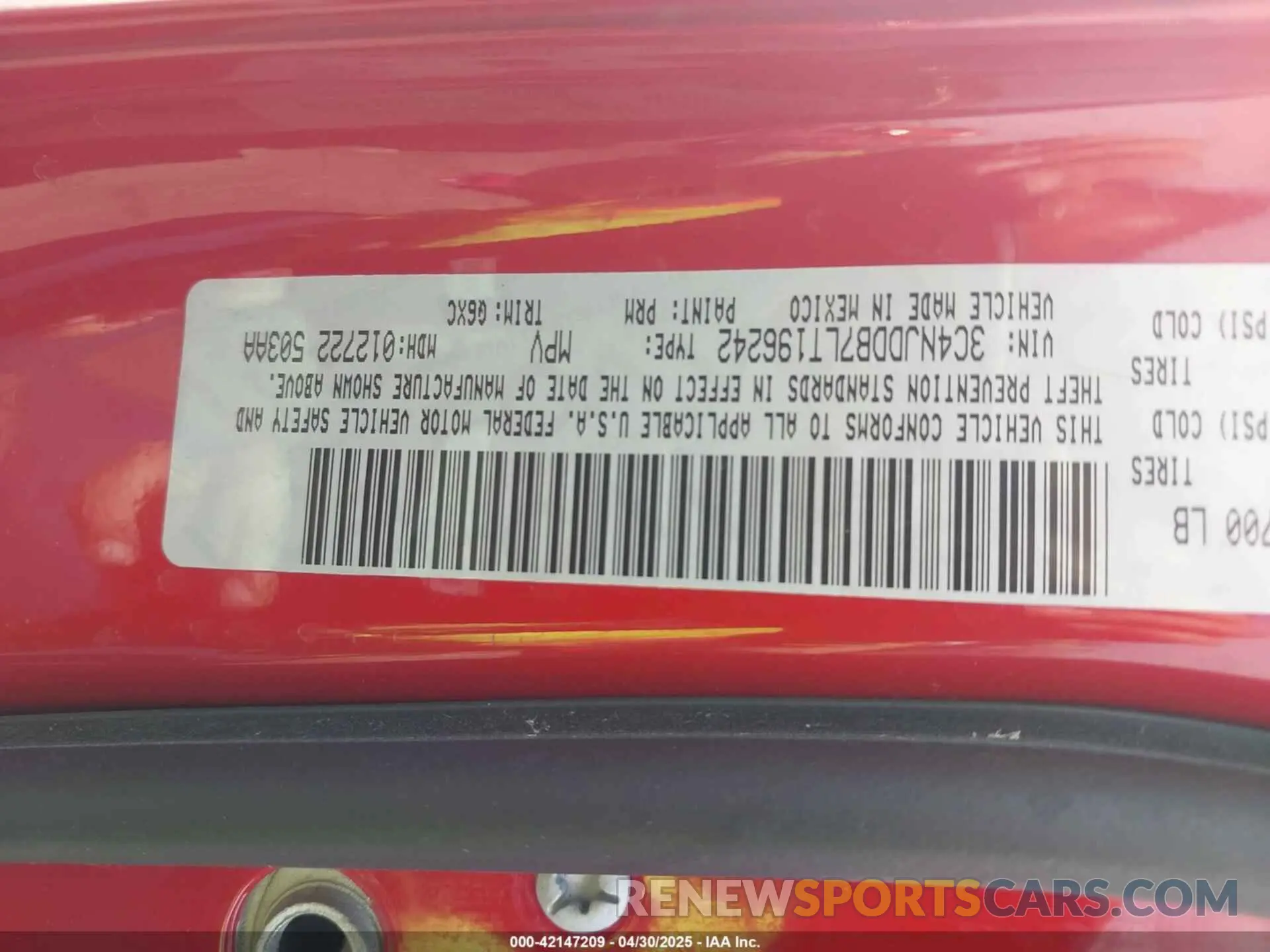 9 Фотография поврежденного автомобиля 3C4NJDDB7LT196242 JEEP COMPASS 2020