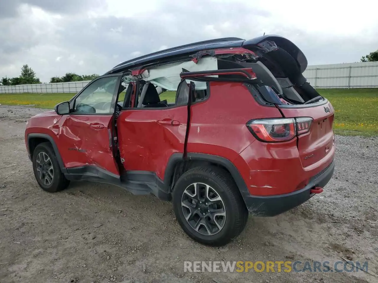 2 Фотография поврежденного автомобиля 3C4NJDDB7LT214691 JEEP COMPASS 2020