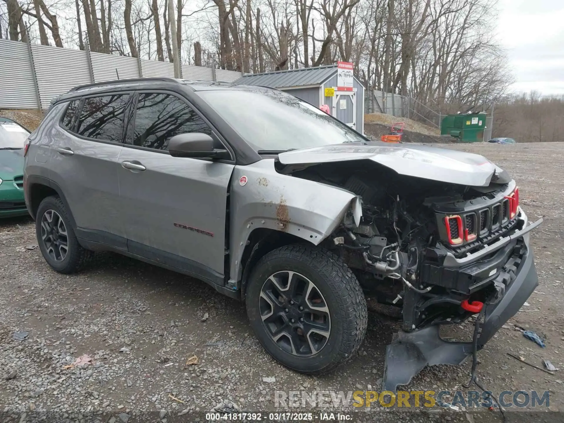 1 Photograph of a damaged car 3C4NJDDB9LT127231 JEEP COMPASS 2020