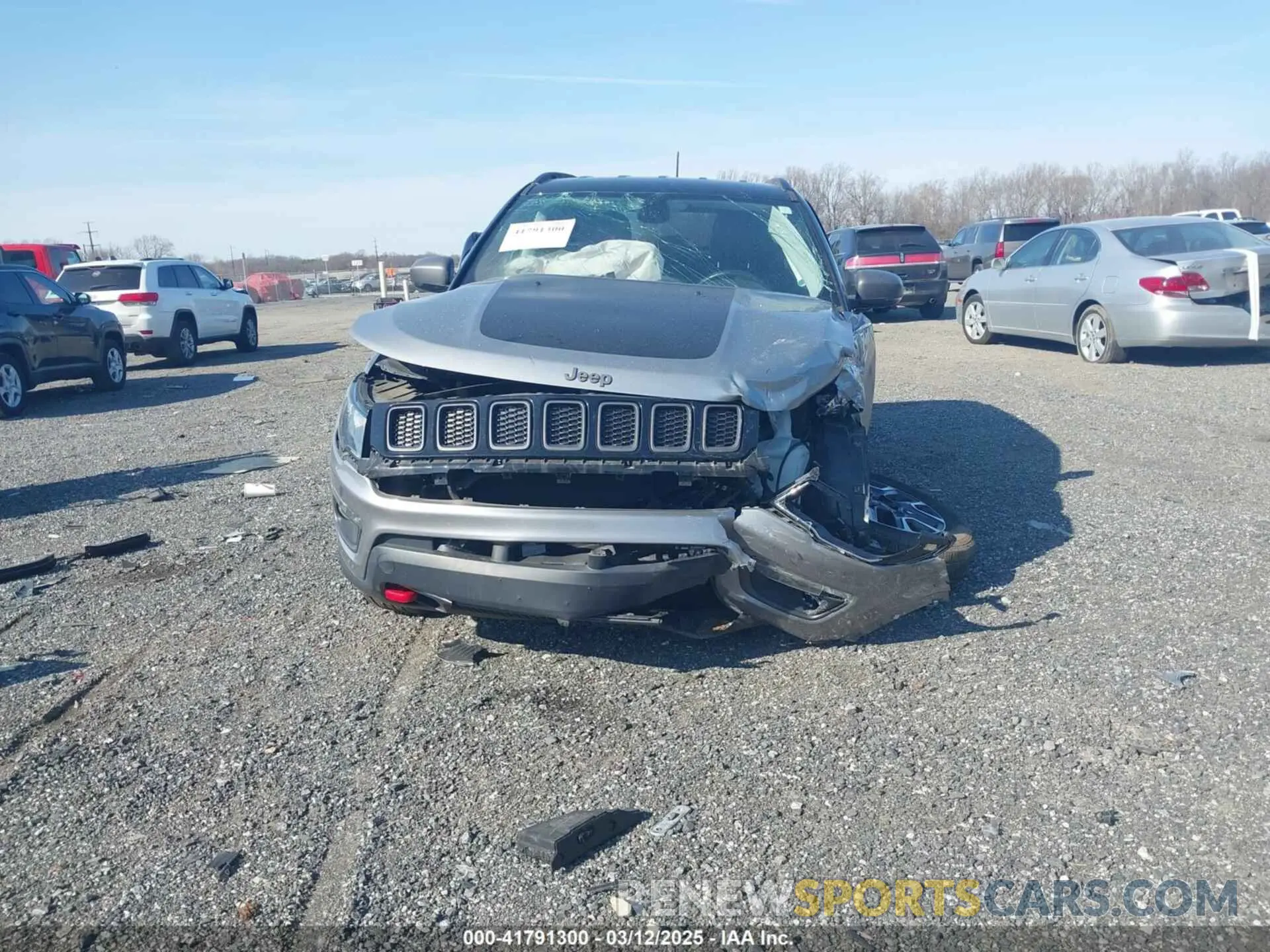 12 Photograph of a damaged car 3C4NJDDBXLT106663 JEEP COMPASS 2020