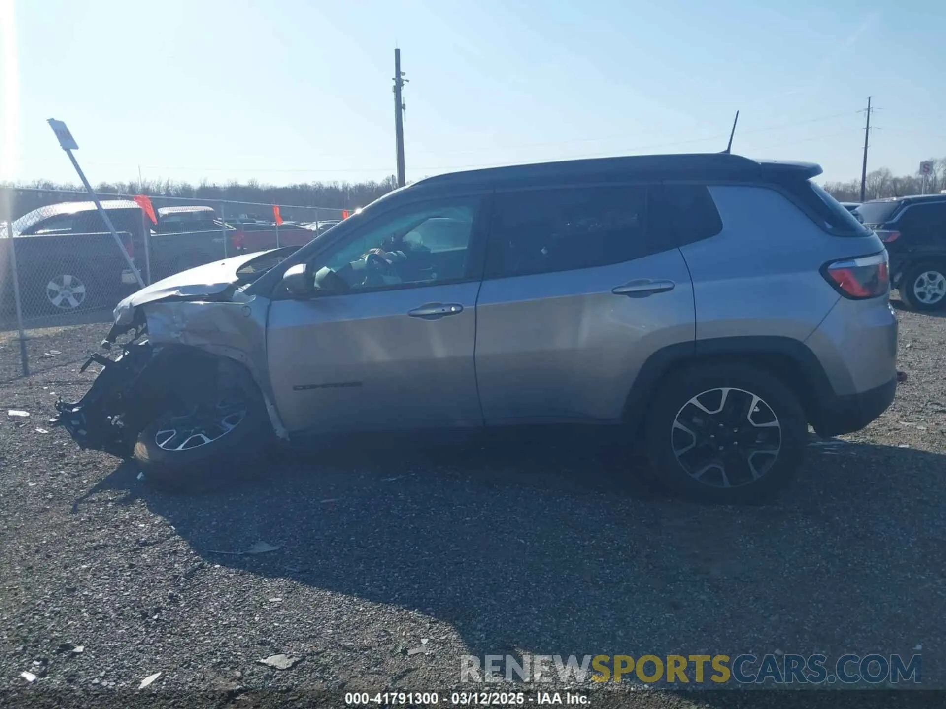 14 Photograph of a damaged car 3C4NJDDBXLT106663 JEEP COMPASS 2020