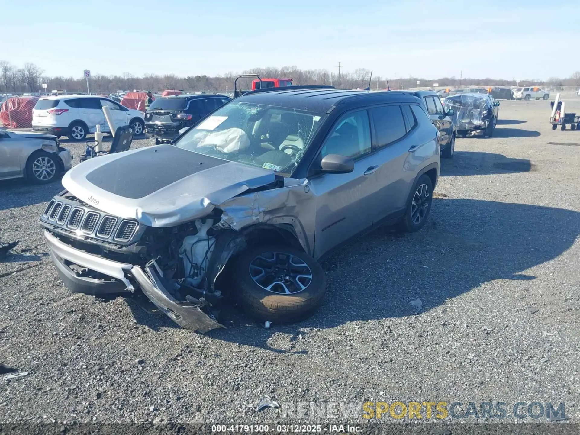 2 Photograph of a damaged car 3C4NJDDBXLT106663 JEEP COMPASS 2020