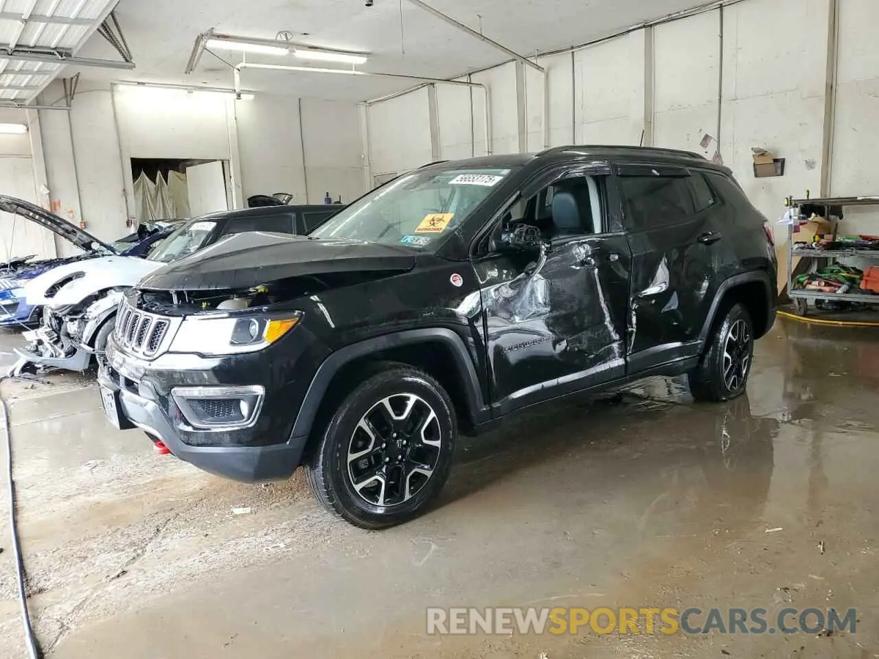 1 Photograph of a damaged car 3C4NJDDBXLT116982 JEEP COMPASS 2020