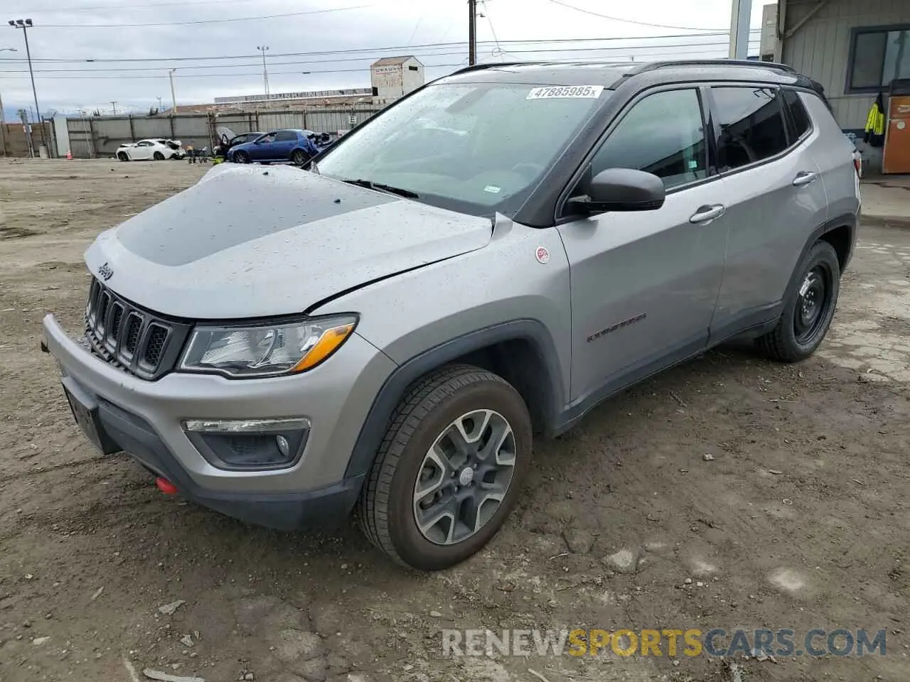 1 Photograph of a damaged car 3C4NJDDBXLT123821 JEEP COMPASS 2020