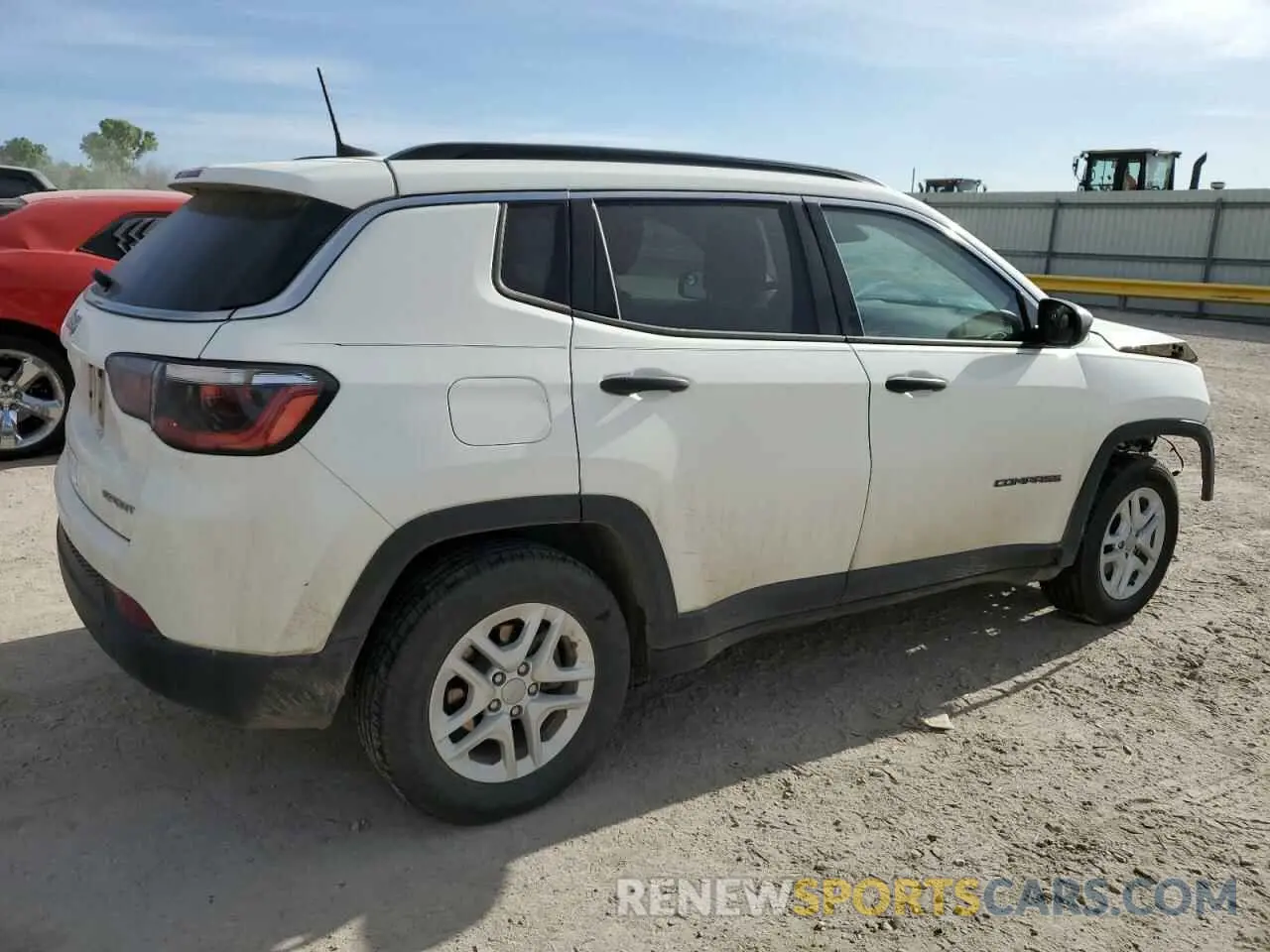 3 Photograph of a damaged car 3C4NJCAB0MT553051 JEEP COMPASS 2021