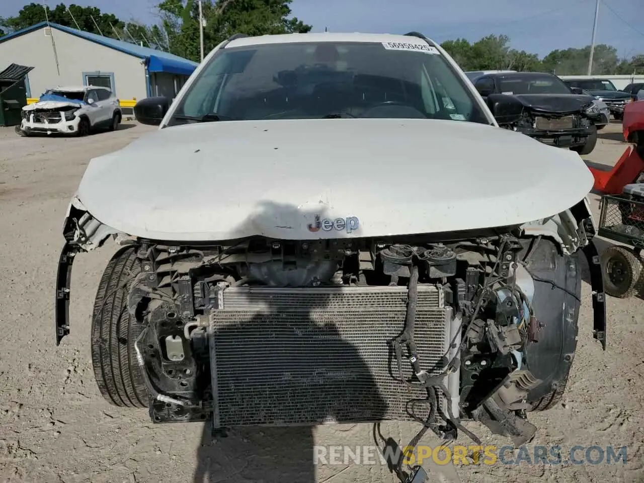 5 Photograph of a damaged car 3C4NJCAB0MT553051 JEEP COMPASS 2021