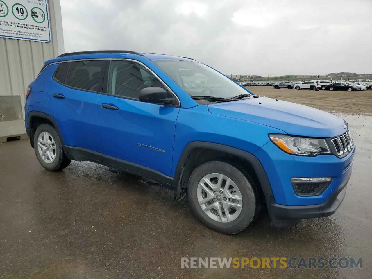 4 Photograph of a damaged car 3C4NJCAB3MT598775 JEEP COMPASS 2021