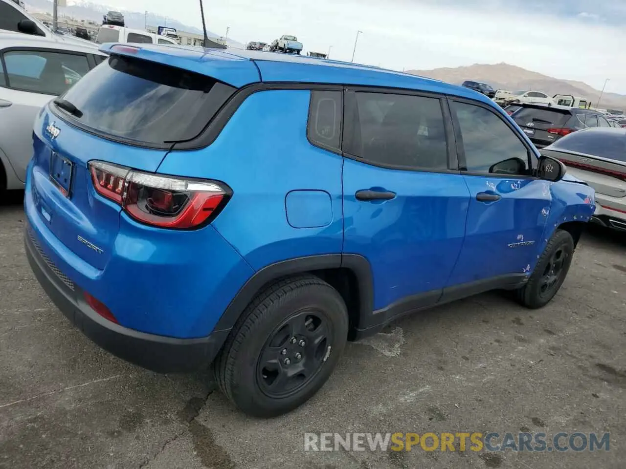 3 Photograph of a damaged car 3C4NJCAB5MT514293 JEEP COMPASS 2021