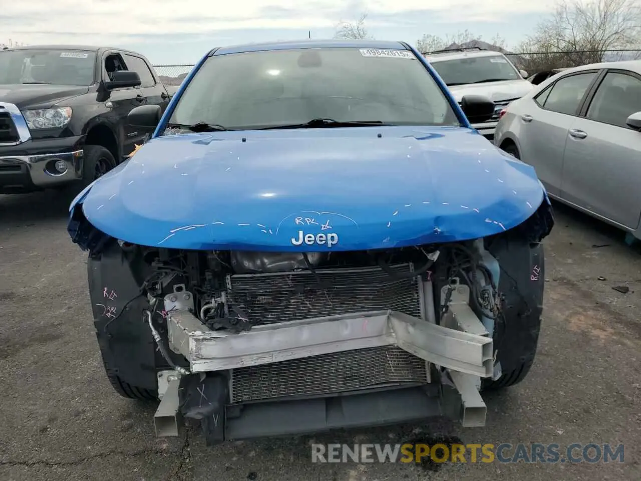 5 Photograph of a damaged car 3C4NJCAB5MT514293 JEEP COMPASS 2021