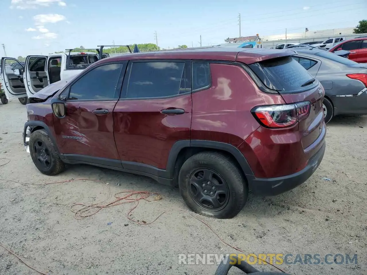 2 Фотография поврежденного автомобиля 3C4NJCAB7MT508401 JEEP COMPASS 2021