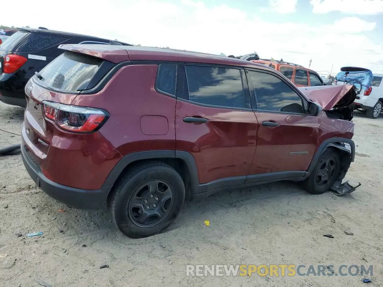 3 Фотография поврежденного автомобиля 3C4NJCAB7MT508401 JEEP COMPASS 2021