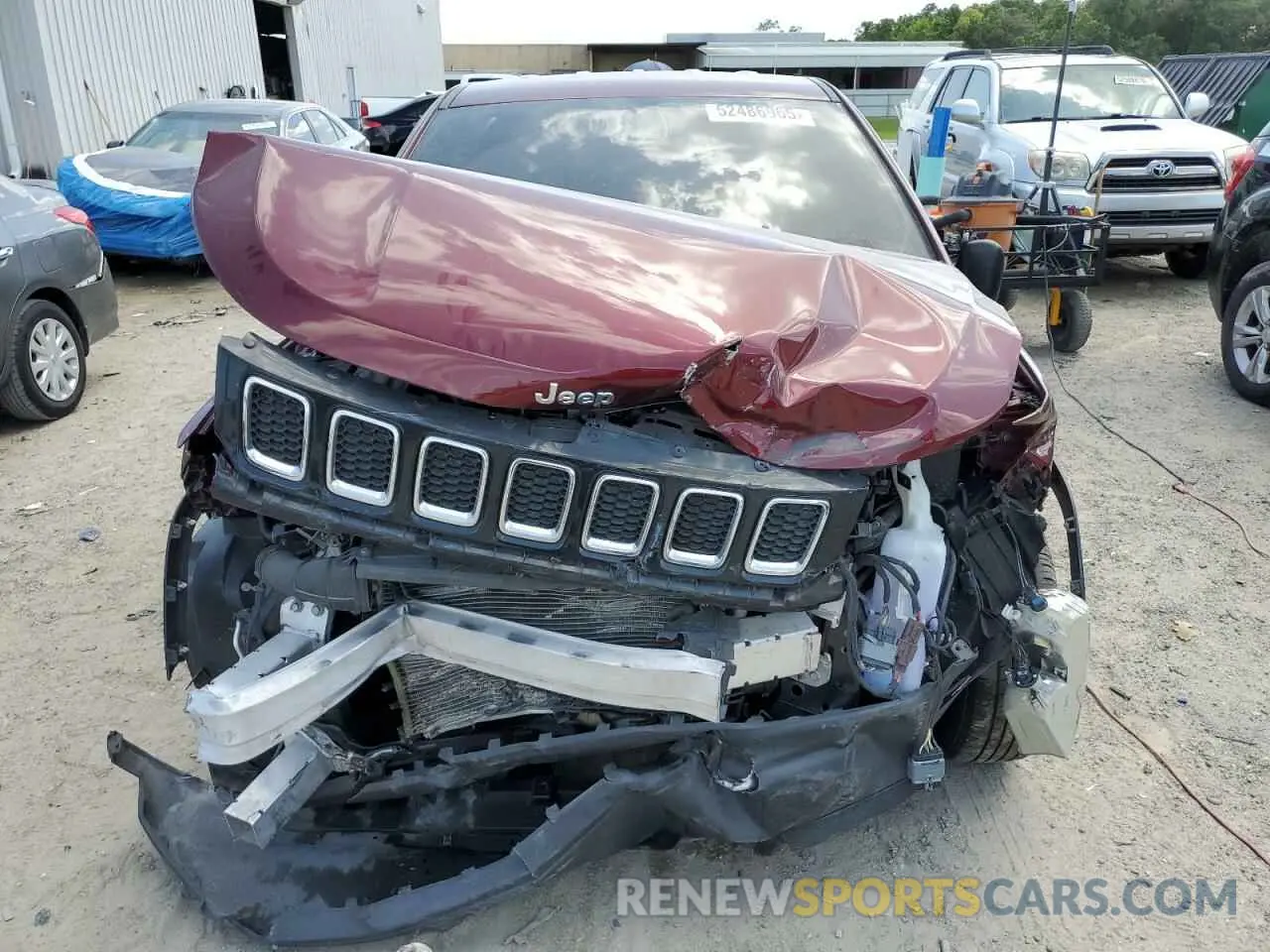 5 Фотография поврежденного автомобиля 3C4NJCAB7MT508401 JEEP COMPASS 2021