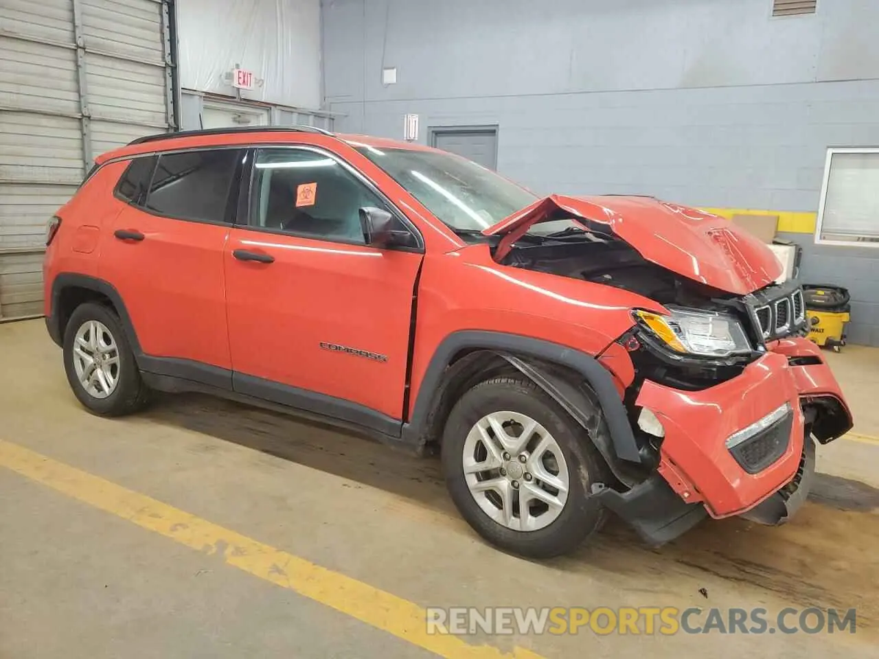 4 Photograph of a damaged car 3C4NJCAB8MT508181 JEEP COMPASS 2021