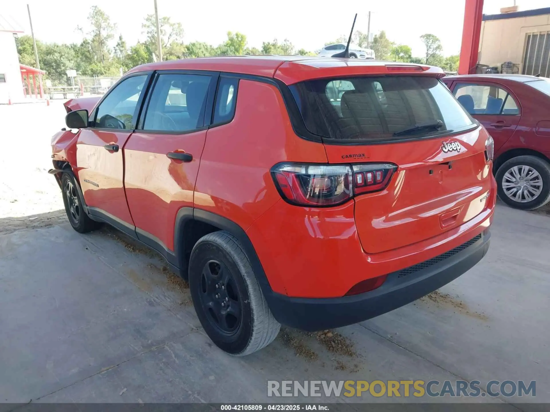 3 Фотография поврежденного автомобиля 3C4NJCAB9MT505256 JEEP COMPASS 2021