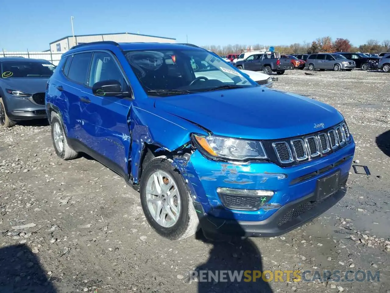 4 Фотография поврежденного автомобиля 3C4NJCAB9MT573752 JEEP COMPASS 2021
