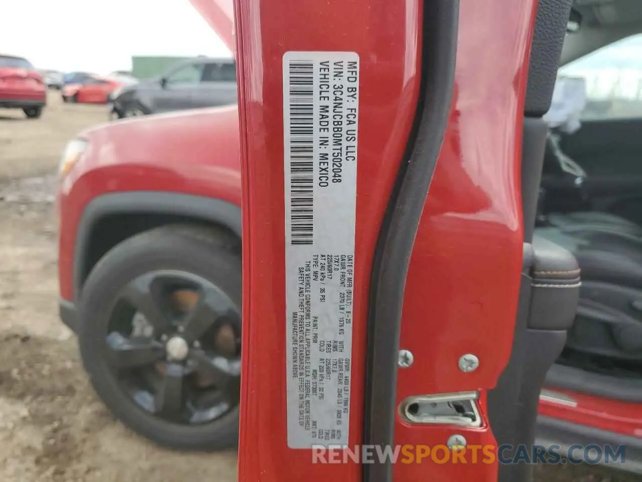 14 Фотография поврежденного автомобиля 3C4NJCBB0MT502048 JEEP COMPASS 2021
