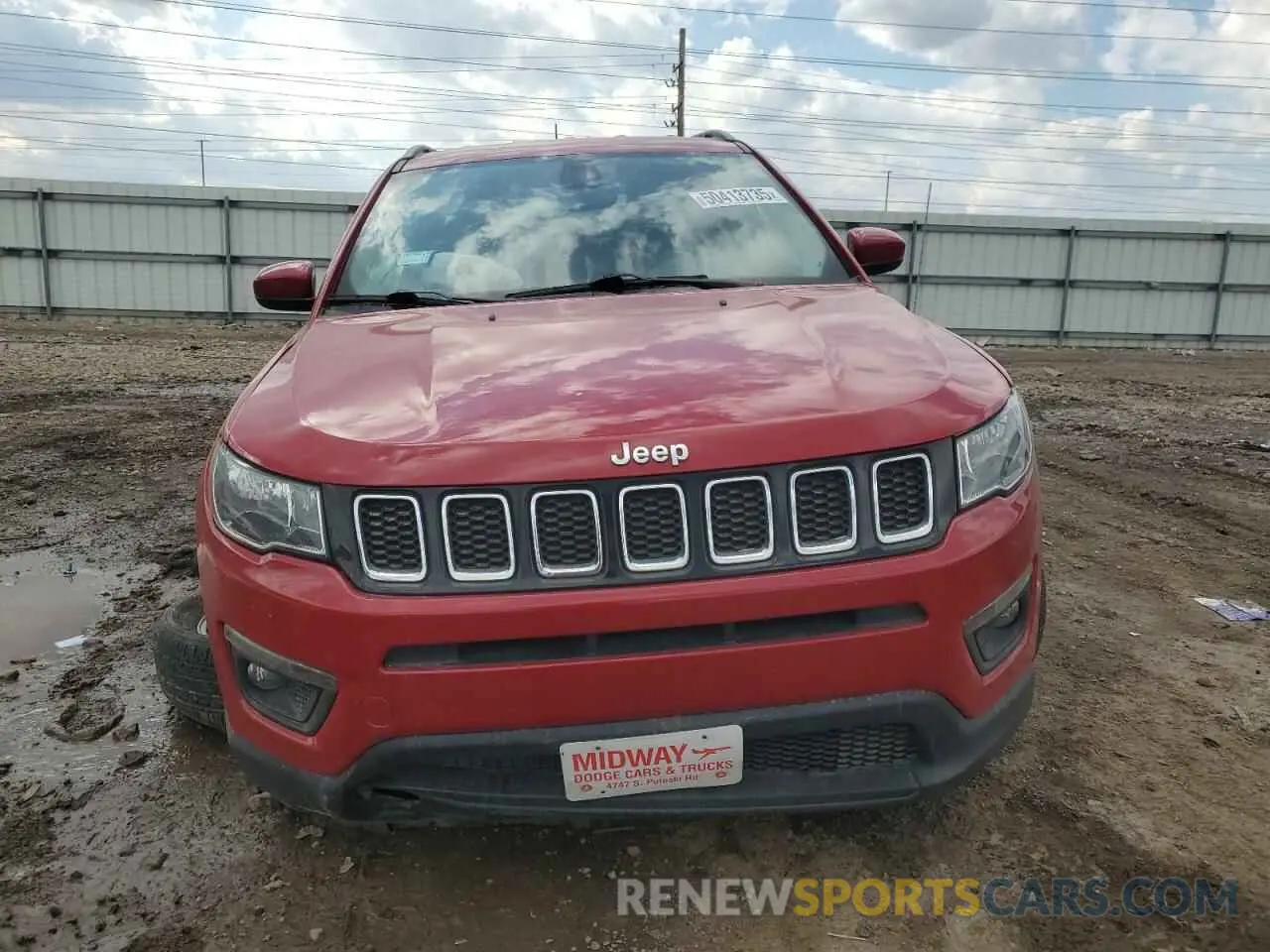 5 Фотография поврежденного автомобиля 3C4NJCBB0MT502048 JEEP COMPASS 2021