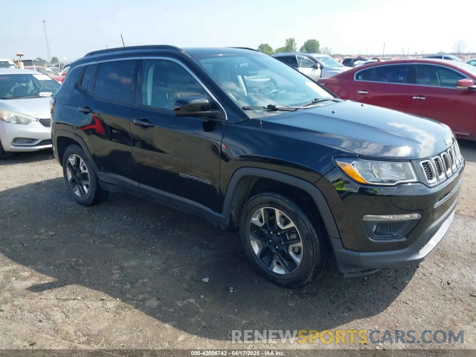 1 Photograph of a damaged car 3C4NJCBB0MT502423 JEEP COMPASS 2021