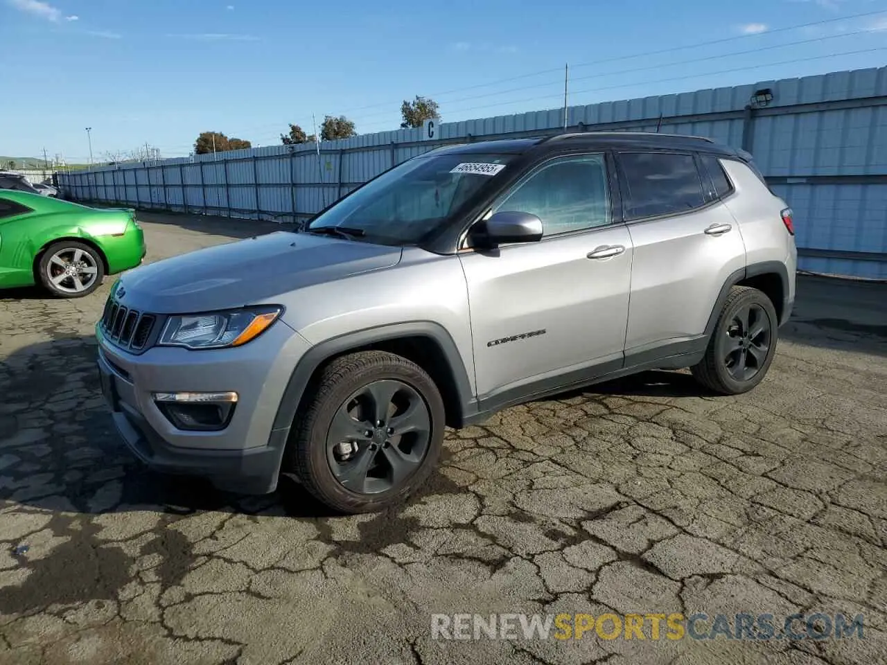 1 Photograph of a damaged car 3C4NJCBB3MT603861 JEEP COMPASS 2021