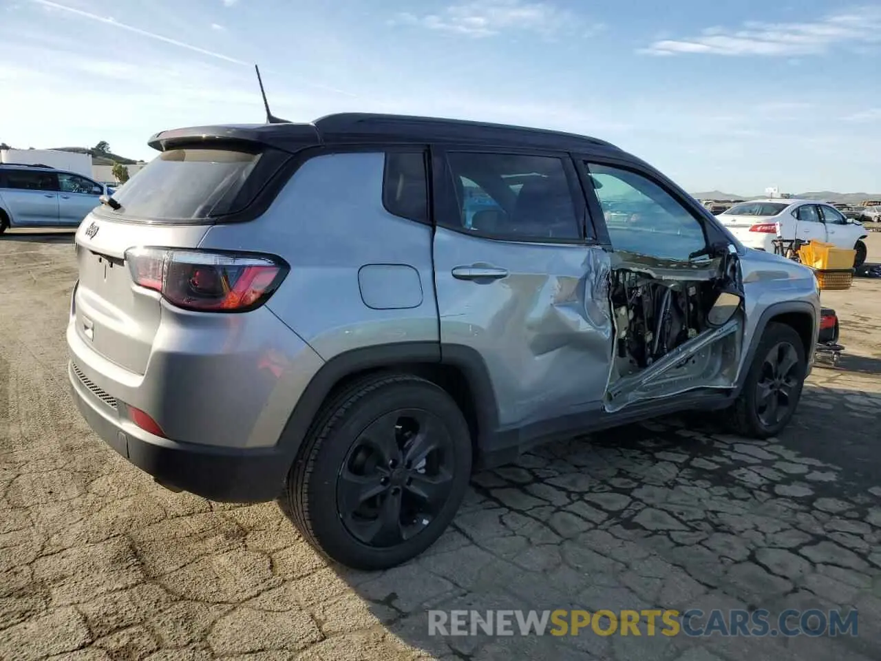 3 Photograph of a damaged car 3C4NJCBB3MT603861 JEEP COMPASS 2021