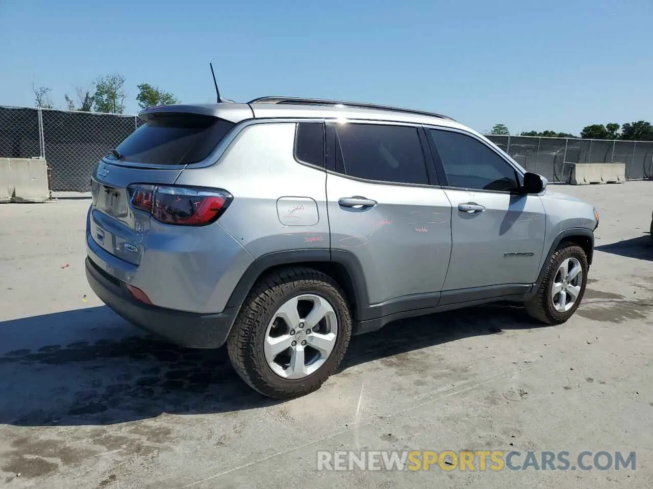 3 Фотография поврежденного автомобиля 3C4NJCBB4MT552824 JEEP COMPASS 2021