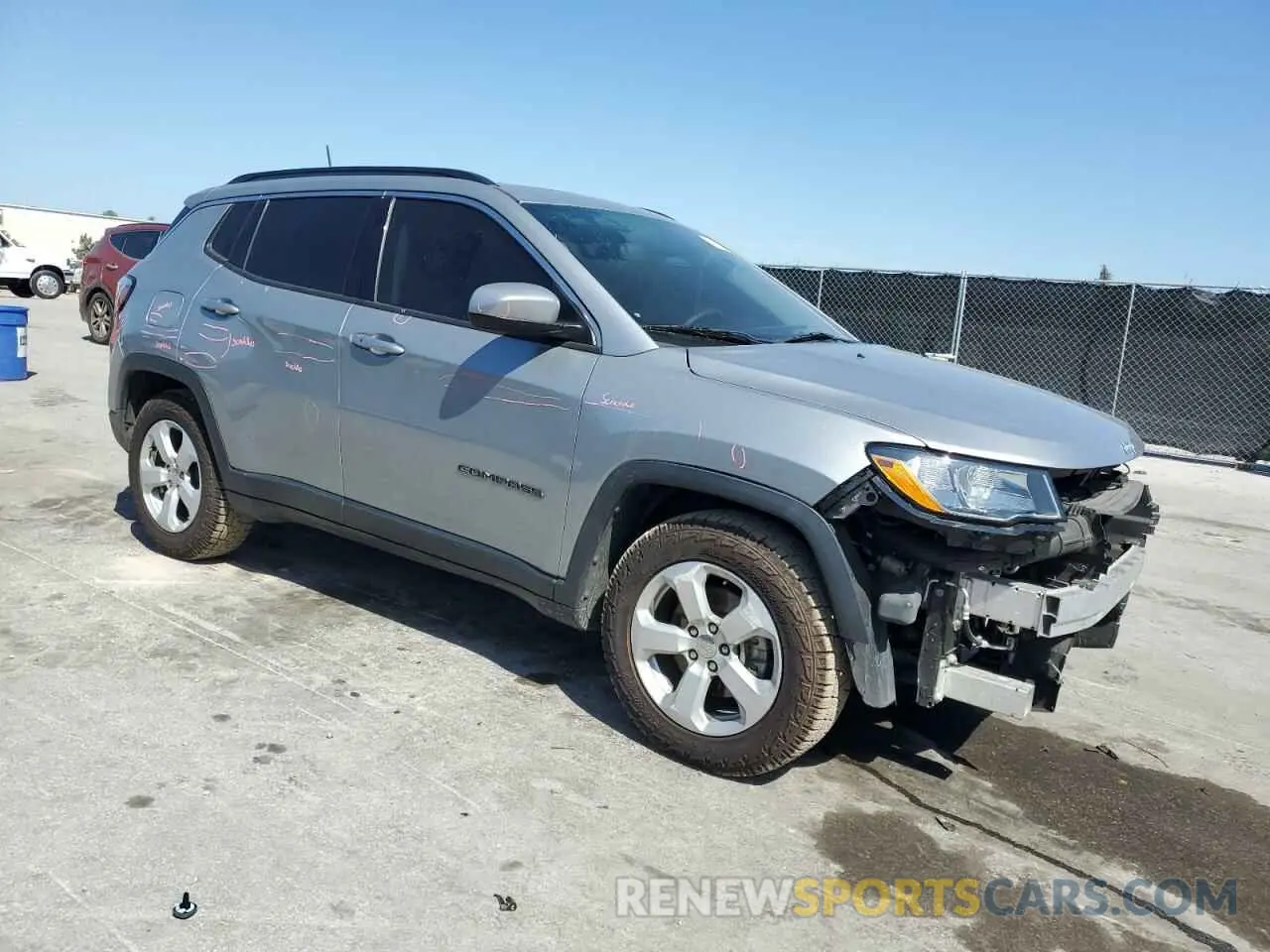 4 Фотография поврежденного автомобиля 3C4NJCBB4MT552824 JEEP COMPASS 2021