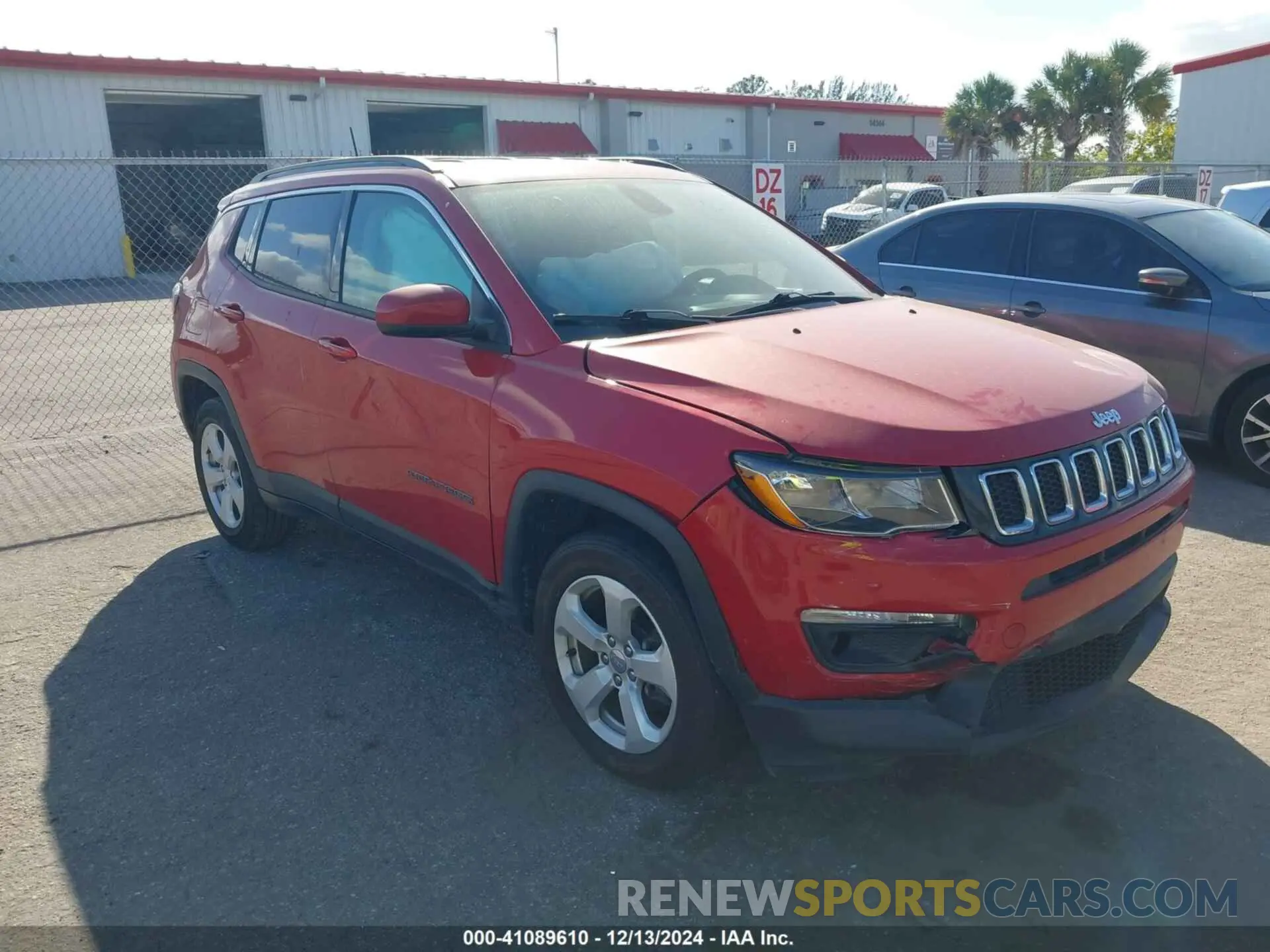 1 Photograph of a damaged car 3C4NJCBB4MT592188 JEEP COMPASS 2021