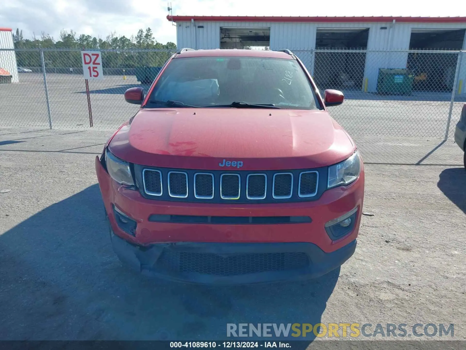 12 Photograph of a damaged car 3C4NJCBB4MT592188 JEEP COMPASS 2021
