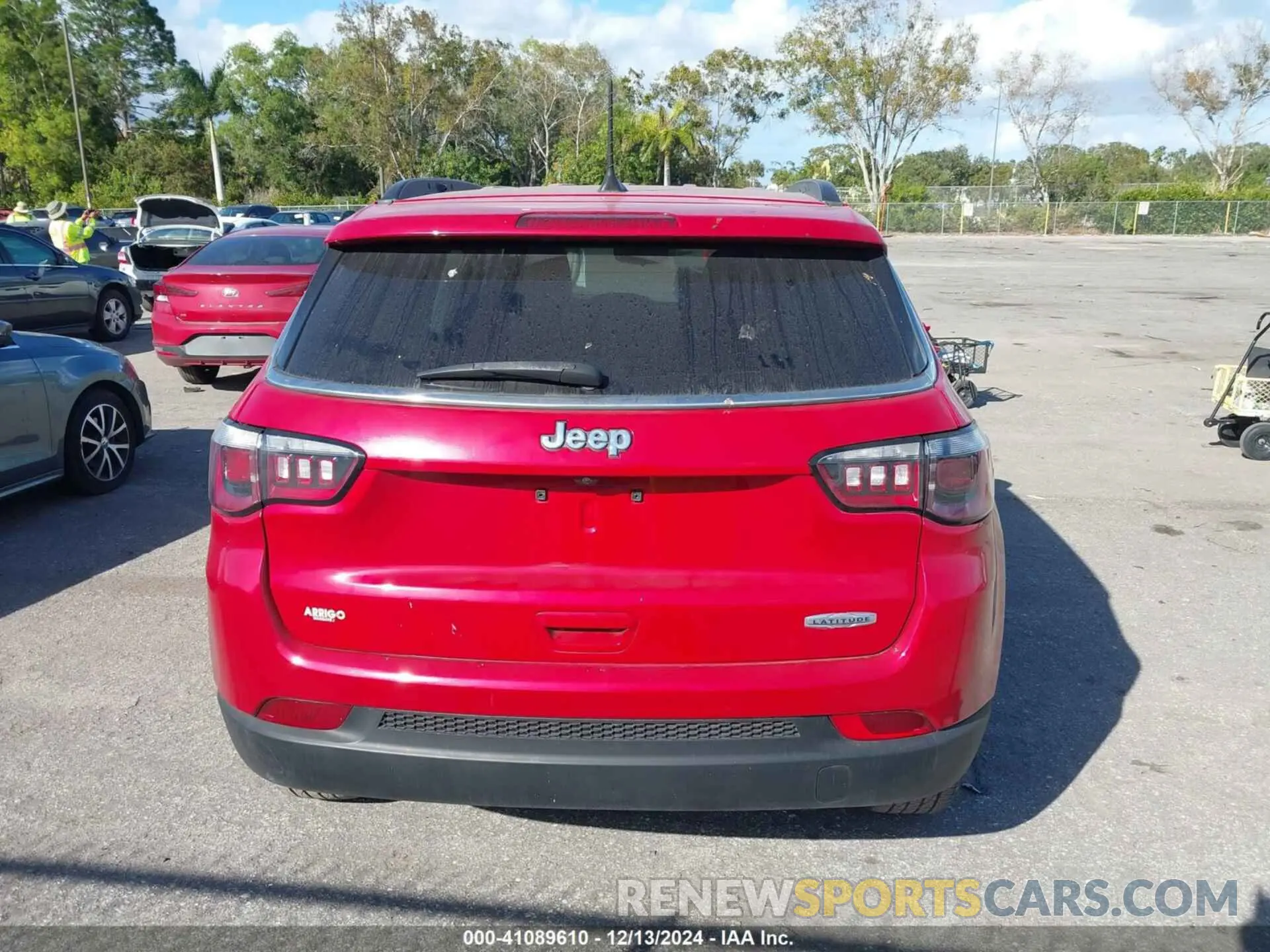 16 Photograph of a damaged car 3C4NJCBB4MT592188 JEEP COMPASS 2021
