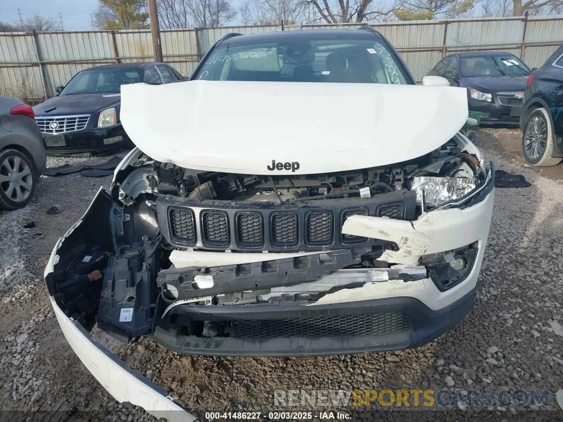 12 Photograph of a damaged car 3C4NJCBB4MT603884 JEEP COMPASS 2021