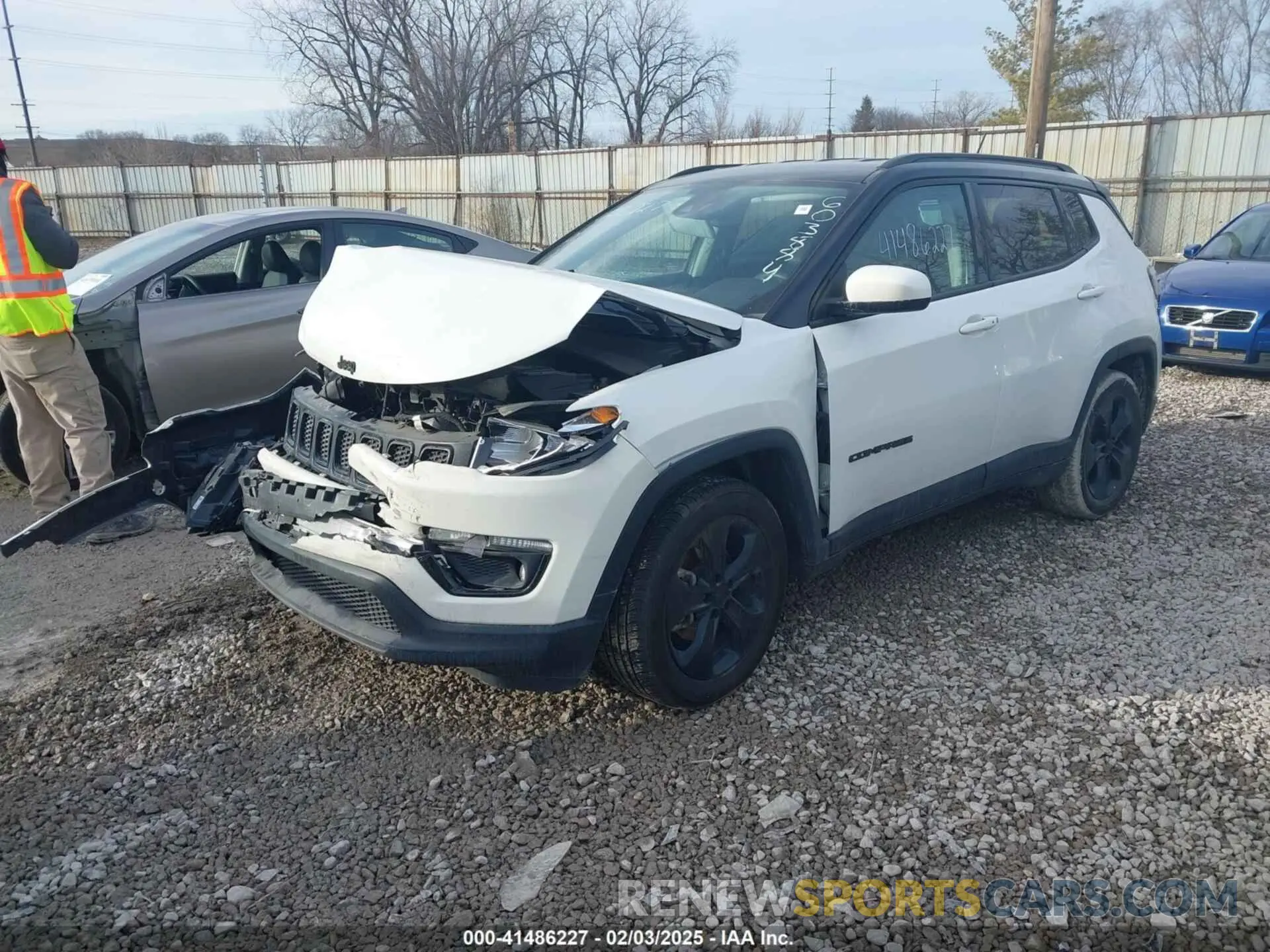 2 Photograph of a damaged car 3C4NJCBB4MT603884 JEEP COMPASS 2021