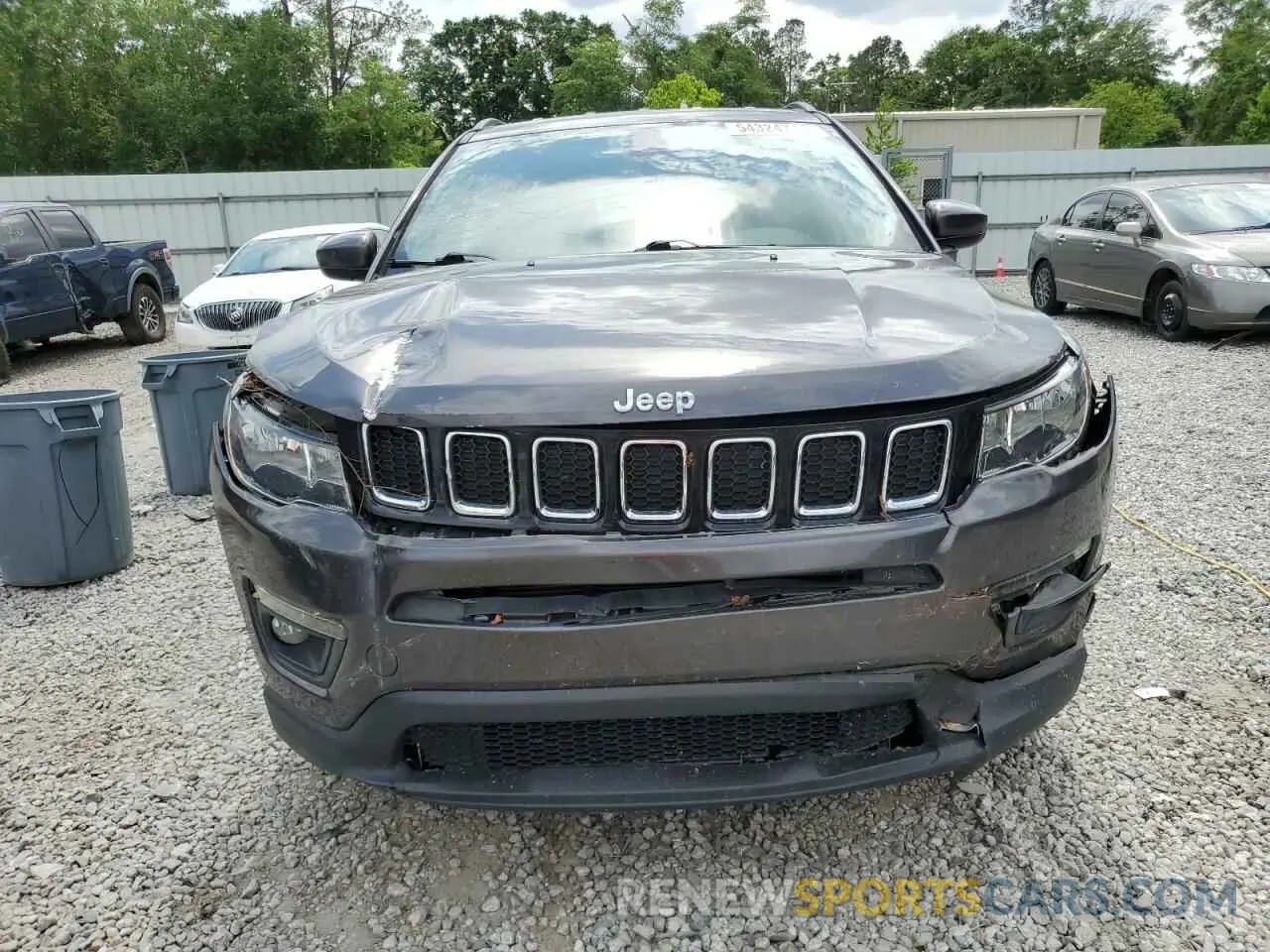 5 Photograph of a damaged car 3C4NJCBB4MT604629 JEEP COMPASS 2021