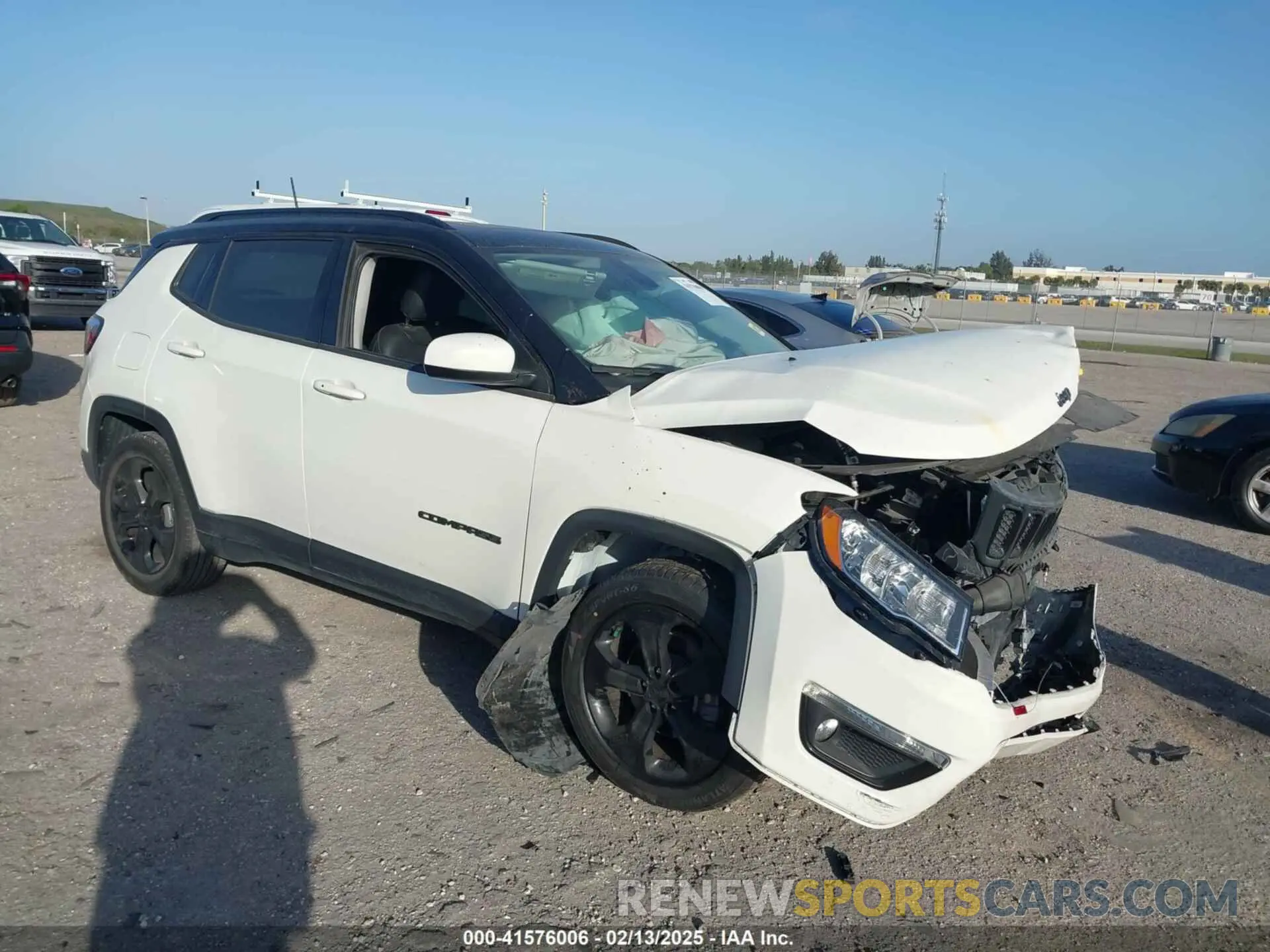 1 Фотография поврежденного автомобиля 3C4NJCBB5MT502126 JEEP COMPASS 2021