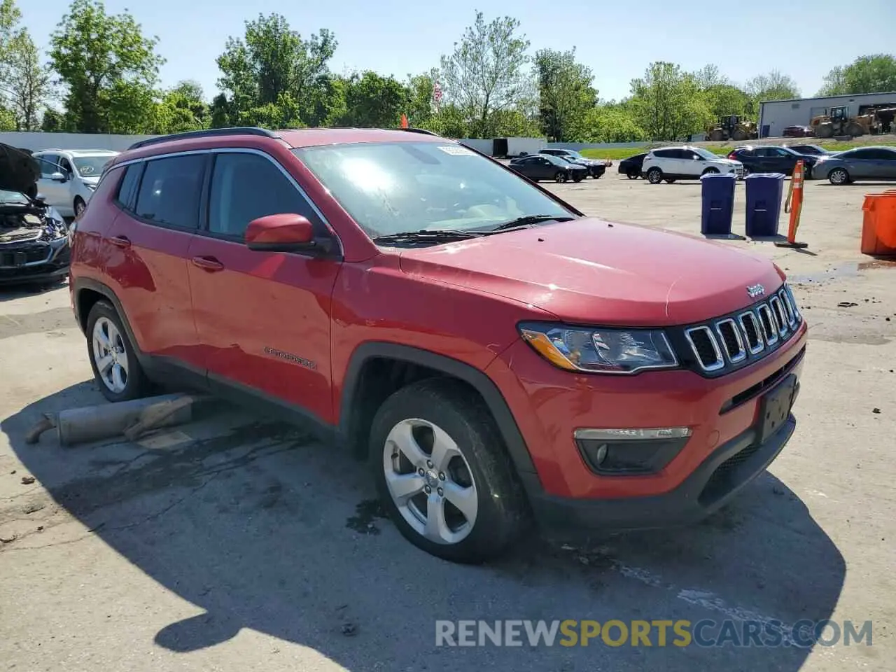 4 Photograph of a damaged car 3C4NJCBB5MT505916 JEEP COMPASS 2021