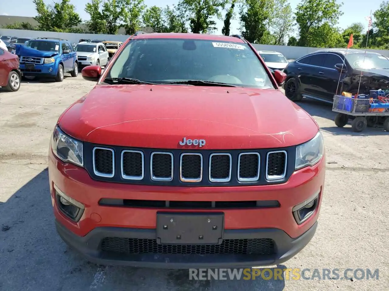 5 Photograph of a damaged car 3C4NJCBB5MT505916 JEEP COMPASS 2021
