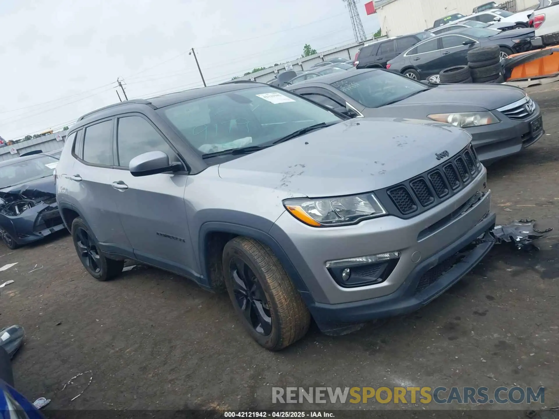 1 Фотография поврежденного автомобиля 3C4NJCBB6MT509179 JEEP COMPASS 2021