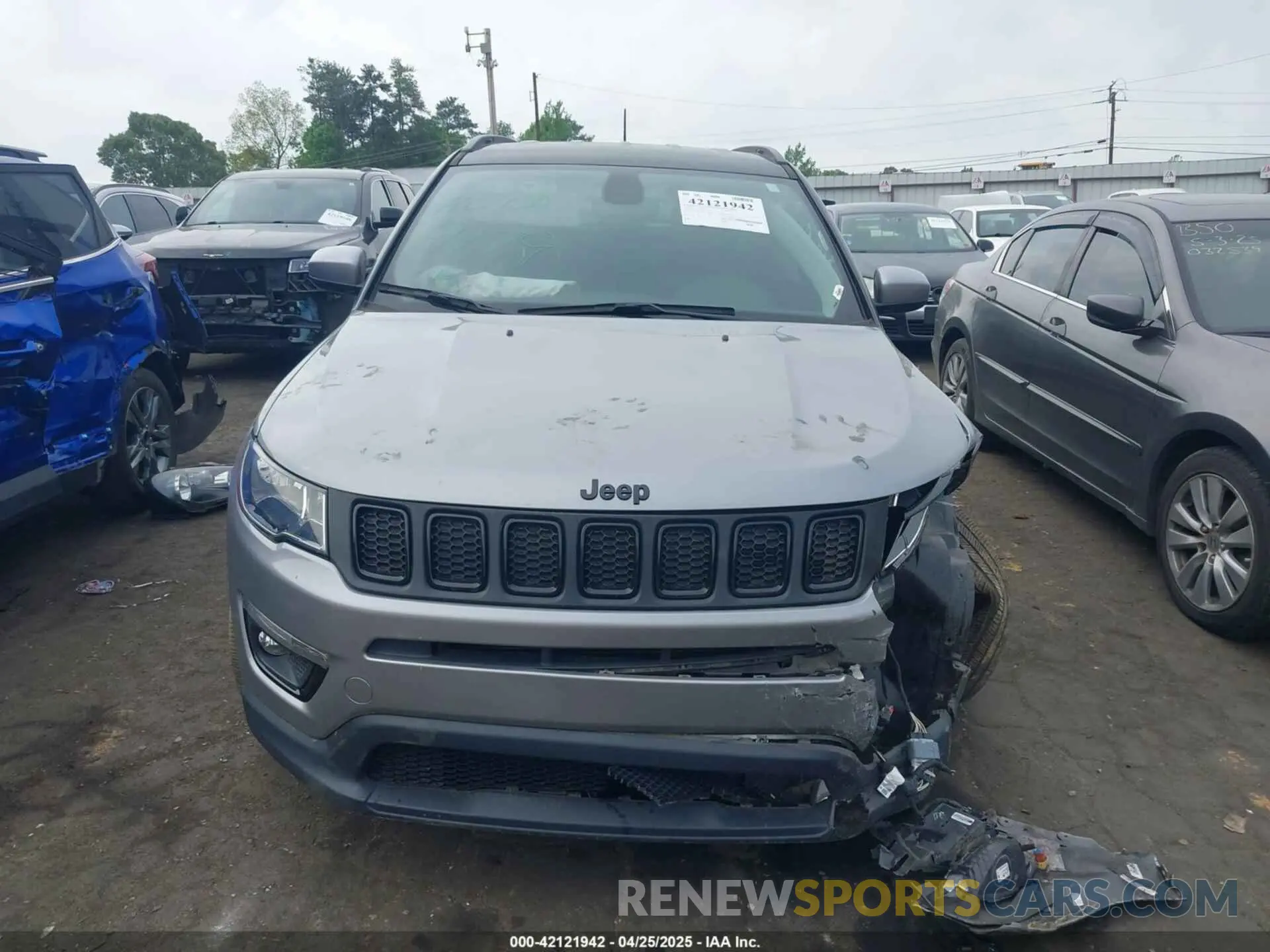 11 Фотография поврежденного автомобиля 3C4NJCBB6MT509179 JEEP COMPASS 2021